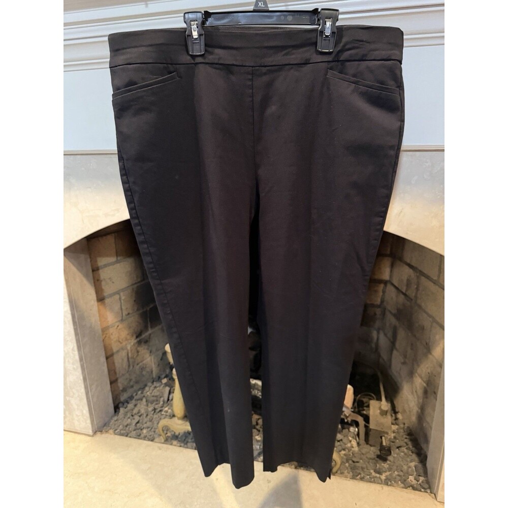 Chico's Womens Black Crop Dress Pants Size 3R US 16R